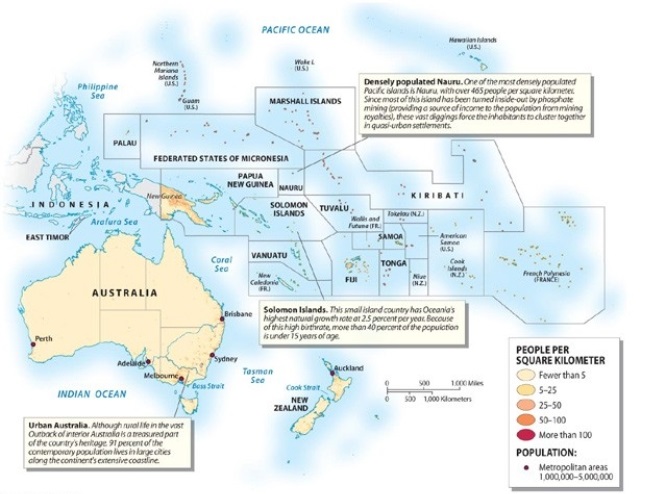 In what part of Australia do most of its people live?   A)  southeast B)  southwest C)  northwest D)  northeast E)  the Outback