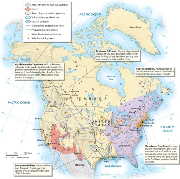   -Identify the environmental problems in North America,then discuss the role of affluence in creating these problems.
