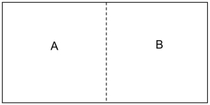 Refer to the figure below.   Areas A and B are separated by a membrane that is permeable to a substance X.Which set of conditions will result in the greatest rate of diffusion of X into area A? A)  The concentration of X in A is 5 mM; the concentration of X in B is 1 <font face= symbol ></font>M. B)  The concentration of X in A is 10 mM; the concentration of X in B is 2 M. C)  The concentration of X in A is 50 mM; the concentration of X in B is 60 mM. D)  The concentration of X in A is 200 mM; the concentration of X in B is 250 mM. E)  The concentration of X in A is 1 M; the concentration of X in B is 500 mM.