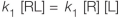 <strong>Refer to the figure below. Which equation represents the equilibrium condition? In all equations shown, R represents a receptor with no ligand bound, L represents a free ligand in solution, and RL represents a receptor bound to a ligand.</strong> A) B) C) D) E)