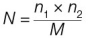 Refer to the mark-recapture equation below.   In an effort to measure the size of a bluegill population in a pond, you capture 40 bluegills, mark each with a tag on the tail fin, and then release them.A week later you return to the pond and catch 40 more bluegills, eight of which have tags on the tail fin.In the equation, n<sub>1</sub> is the total number of individuals in the first sample (captured, marked, and released) ; n<sub>2</sub> is the total number of individuals in the second sample; and M is the number of marked individuals recaptured in second sample.Which is the best estimate of the overall size of this bluegill population? A)  100 B)  160 C)  200 D)  320 E)  400