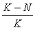 Refer to the term shown.   How does this term affect the shape of the population growth curve when it is multiplied by the right side of the equation given below?   A)  It shifts the curve to the left. B)  It shifts the curve to the right. C)  It inverts the shape of the curve, indicating a declining population. D)  It generates a J-shaped curve, indicating a growing population. E)  It generates an S-shaped curve, showing a population approaching its carrying capacity.