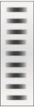 Following a DNA footprint protection assay,which banding pattern would you expect to see if you identify a potential promoter region? A)    B)    C)    D)    E)   
