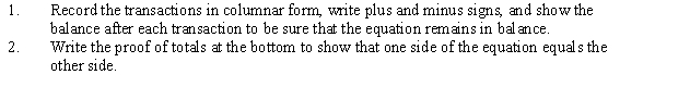 T. Richtor established her own business, called Richtor's Self-Storage. Use the account headings presented below in the expanded accounting equation to record the monthly transactions.      Instructions:   