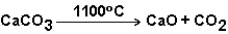  The reaction below does not progress at room temperature,but does at 1100 \degree C.Therefore,this reaction is spontaneous at 1100 \degree C.   