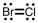 A correct Lewis structure for BrCl is _____ . A)    B)    C)    D)   