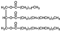 The compound shown below is a triglyceride.  