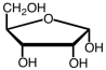  The structure shown in what anomeric form?   A)   \alpha   B)   \beta   C)  cis  D)  trans  