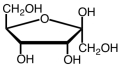 The following Haworth projection was drawn from the open chain form of a ketose.  