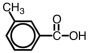 What is the correct IUPAC name for the compound given below?   A) 1-methyl-3-benzoic acid B) 3-methyl-1-benzoic acid C) 3-methylbenzoic acid D) 3-methylbenzoate