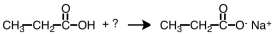 What reagent is necessary to complete the following reaction?   A) Na B) NaCl C) NaOH D) Na<sub>2</sub>O<sub>2</sub>