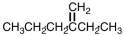 What is the IUPAC name for the compound shown below?   A) 3-ethyl-1-pentene B) 2-ethyl-2-pentene C) 3-ethyl-3-pentene D) 2-ethyl-1-pentene