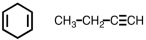 How many pi bonds are in the following two molecules,respectively from left to right?   A) 2,1 B) 1,2 C) 2,2 D) 4,3