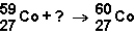 Which of the responses represent the missing particle in the following reaction?   A)    B)    C)    D)   