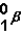One of the symbols for a beta particle is   .