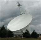 Which kind of telescope is shown   A) infrared B) radio C) optical D) ultraviolet