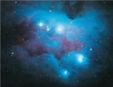   -The above image is a/an _________ wavelength image of a reflection nebula.  A) infrared B) visual C) radio D) X-ray