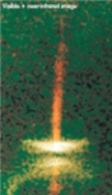 in the following image, the forming star is clearly seen.  