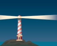 The lighthouse in the following picture represents which model for which compact object   A) lighthouse, neutron star B) scientific, white dwarf C) Earth-centered, neutron star D) mathematical, Earth