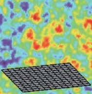 Which of the following simulated curvatures best matches the above observations of non-uniformity (i.e., irregularities)  in the CMB   A)    B)    C)    D) All of the other choices are correct.
