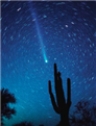 Using the above photo only, the solar wind is moving parallel to the comet.  