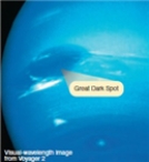 In the visual wavelength image shown above, a blue oval is labeled. This blue oval is a rotating ____________.  
