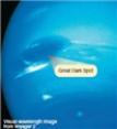 The visual wavelength image shown above is of Uranus.  