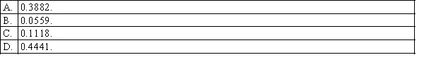 In a normal approximation to the Wilcoxon signed rank sum test, the test statistic is calculated as z = 1.59. For a two-tail test, the p-value is:  <div style=padding-top: 35px> 