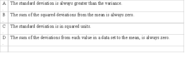 Which of the following statements is true?