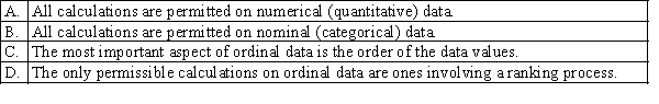 Which of the following statements is false?