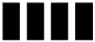  Which of the patterns shown below would appear on a screen when monochromatic light first passes through a narrow slit for which a =  \lambda  and then strikes the screen? Note that the darkest area in each illustration represents the brightest area on the screen. A)    B)    C)    D)    E)    