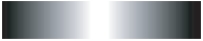  Which of the patterns shown below would appear on a screen when monochromatic light first passes through a narrow slit for which a =  \lambda  and then strikes the screen? Note that the darkest area in each illustration represents the brightest area on the screen. A)    B)    C)    D)    E)    