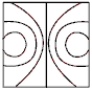 Which of the following represents the equipotential lines of a dipole? A)    B)    C)    D)    E)   