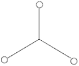  Three 2.50  \mu C charges are placed on tiny conducting spheres at the ends of 1.00 m-long strings that are connected at 120 \degree  angles as shown below.The magnitude,in N,of the tension in any one of the strings is   A) 1.88 * 10 <sup>-</sup> <sup>2</sup>. B) 3.25*10 <sup>-</sup> <sup>2</sup>. C) 3.75* 10 <sup>-</sup> <sup>2</sup>. D) 6.50 *10 <sup>-</sup> <sup>2</sup>. E) 7.50*10 <sup>-</sup> <sup>2</sup>. 