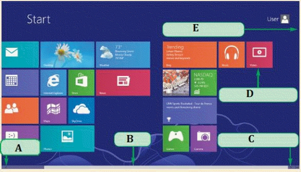   -The various square/rectangular shapes displayed on the screen in the accompanying figure are called <u>tiles</u>. _________________________