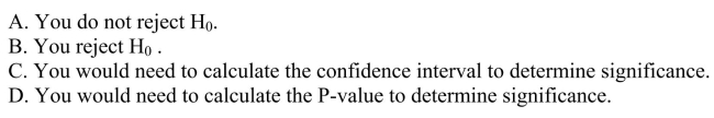 You have determined that your cutoff value at a level  = 0.05 is 1.645 when testing for the mean of a population.If you calculate a test statistic of 1.8,   10.8.Find critical values.<div style=padding-top: 35px> 