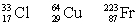 Tell why each nuclide shown is unstable. Explain your reasoning in each case.<sub> </sub>   <sub> </sub>
