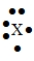 The Lewis symbol would be characteristic of which group   ? A)  6A B)  2A C)  3A D)  5A