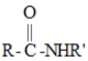 The general formula   Is that of A)  an amide. B)  an alkyl halide. C)  an alcohol. D)  none of these