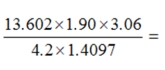 Select the answer that expresses the result of this calculation with the correct number of significant figures.   A) 13.3568 B) 13.357 C) 13.36 D) 13.4 E) 13