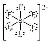 What is the molecular shape of SiF<sub>6</sub><sup>2-</sup> as predicted by the VSEPR theory?   A) trigonal bipyramidal B) hexagonal C) tetrahedral D) see-saw E) octahedral
