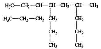 Select the correct name for the following compound.   A) 2,4,5-tripropylheptane B) 6-methyl-3,4-dipropylnonane C) 4-ethyl-5,7-dipropyloctane D) 5-ethyl-2,4-dipropyloctane E) 4-ethyl-7-methyl-5-propyldecane