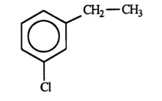 Select the correct name for the following compound.   A) meta-chloroethylcyclohexene B) 1-chloro-5-ethylcyclohexene C) meta-chloroethylbenzene D) 1-chloro-5-ethylbenzene E) 1-chloro-3-ethylcyclohexane