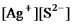 Write the ion product expression for silver sulfide,Ag<sub>2</sub>S. A)    B)    C)    D)    E)   