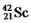The isotope   Is unstable.This is predictable because A) the number of neutrons is too large in relation to the number of protons. B) the number of neutrons is too small in relation to the number of protons. C) the atomic number is too large. D) the mass number is too large. E) Sc isotopes are all unstable.