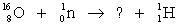 Identify the missing species in the following nuclear transmutation.   A)    B)    C)    D)    E)   