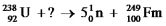 Identify the missing species in the following nuclear transmutation.   A)    B)    C)    D)    E)   