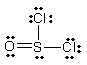 Thionyl chloride is used as an oxidizing and chlorinating agent in organic chemistry. Select the best Lewis structure for SOCl<sub>2</sub>. A)    B)    C)    D)    E)  None of the above structures is suitable for SOCl<sub>2</sub>.