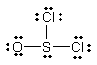 Thionyl chloride is used as an oxidizing and chlorinating agent in organic chemistry. Select the best Lewis structure for SOCl<sub>2</sub>. A)    B)    C)    D)    E)  None of the above structures is suitable for SOCl<sub>2</sub>.