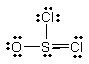 Thionyl chloride is used as an oxidizing and chlorinating agent in organic chemistry. Select the best Lewis structure for SOCl<sub>2</sub>. A)    B)    C)    D)    E)  None of the above structures is suitable for SOCl<sub>2</sub>.